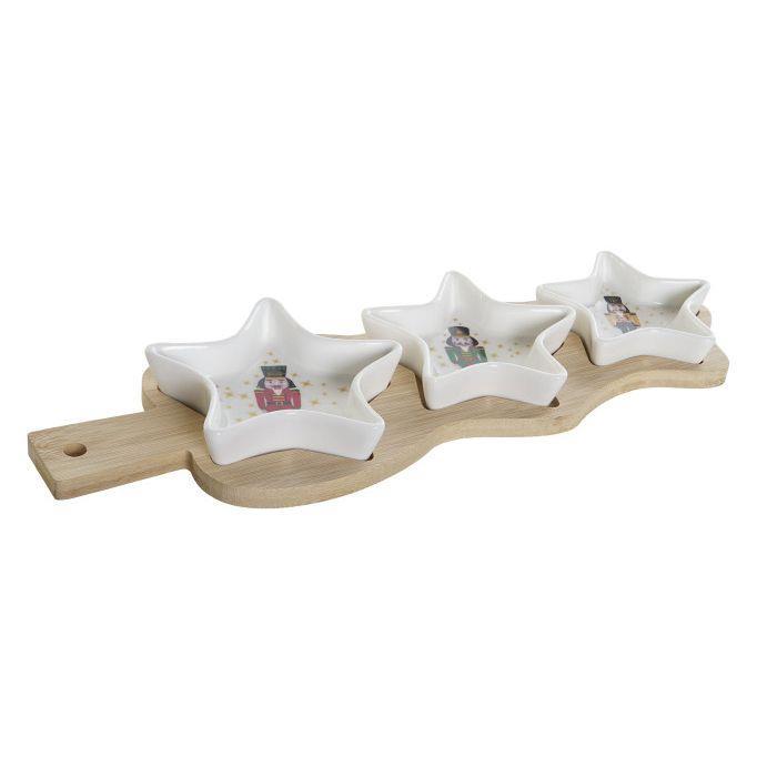 Conjunto para Aperitivos Estrela de Natal