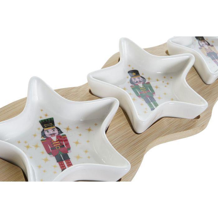 Conjunto para Aperitivos Estrela de Natal