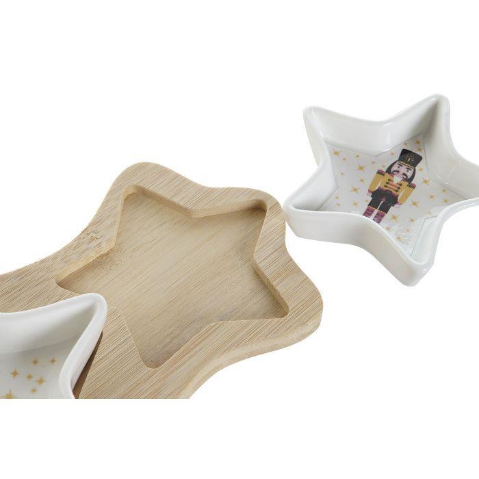 Conjunto para Aperitivos Estrela de Natal