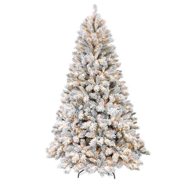 Árvore de Natal Branca Nevado c/Luz