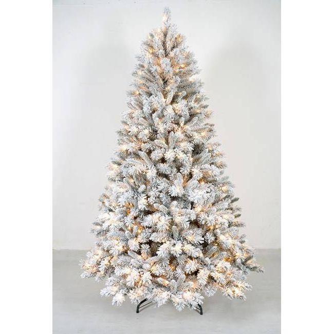 Árvore de Natal Branca Nevado c/Luz