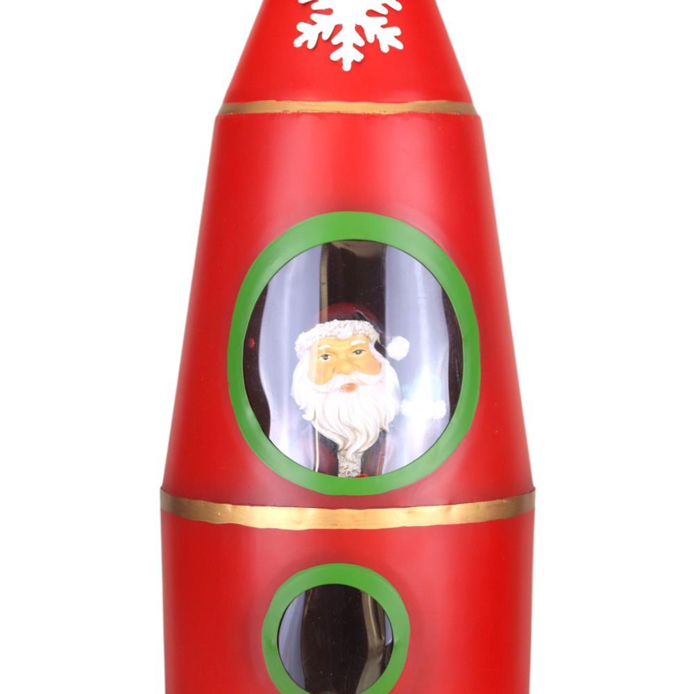 Pai Natal no Foguetão c/Led