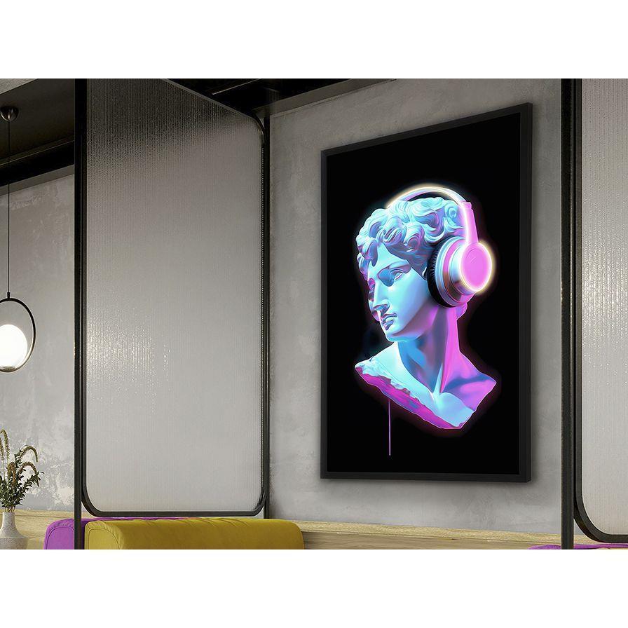 Quadro Busto c/ Luz Led 80x120cm