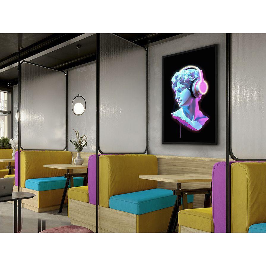 Quadro Busto c/ Luz Led 80x120cm