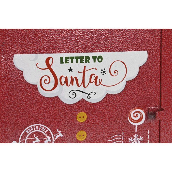 Caixa de Correio de Natal Vermelho 38cm