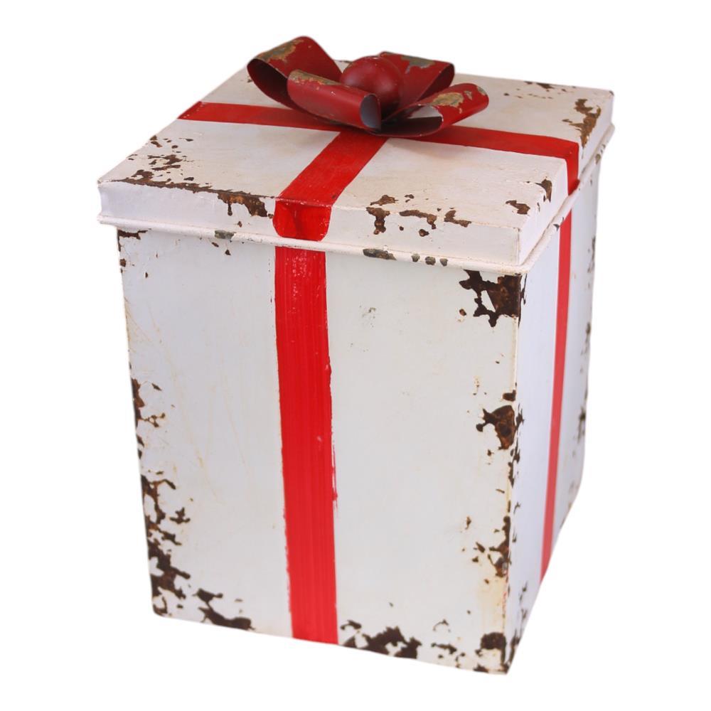 Presentes de Natal Vermelho e Branco Conjunto de 3 Unidades