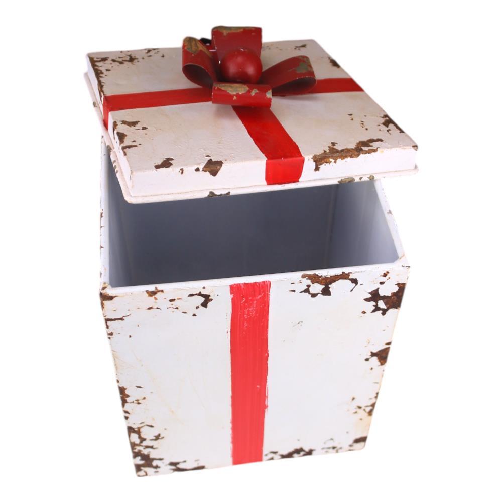Presentes de Natal Vermelho e Branco Conjunto de 3 Unidades