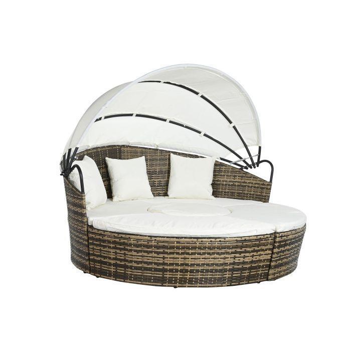 Cama de Jardim em Rattan