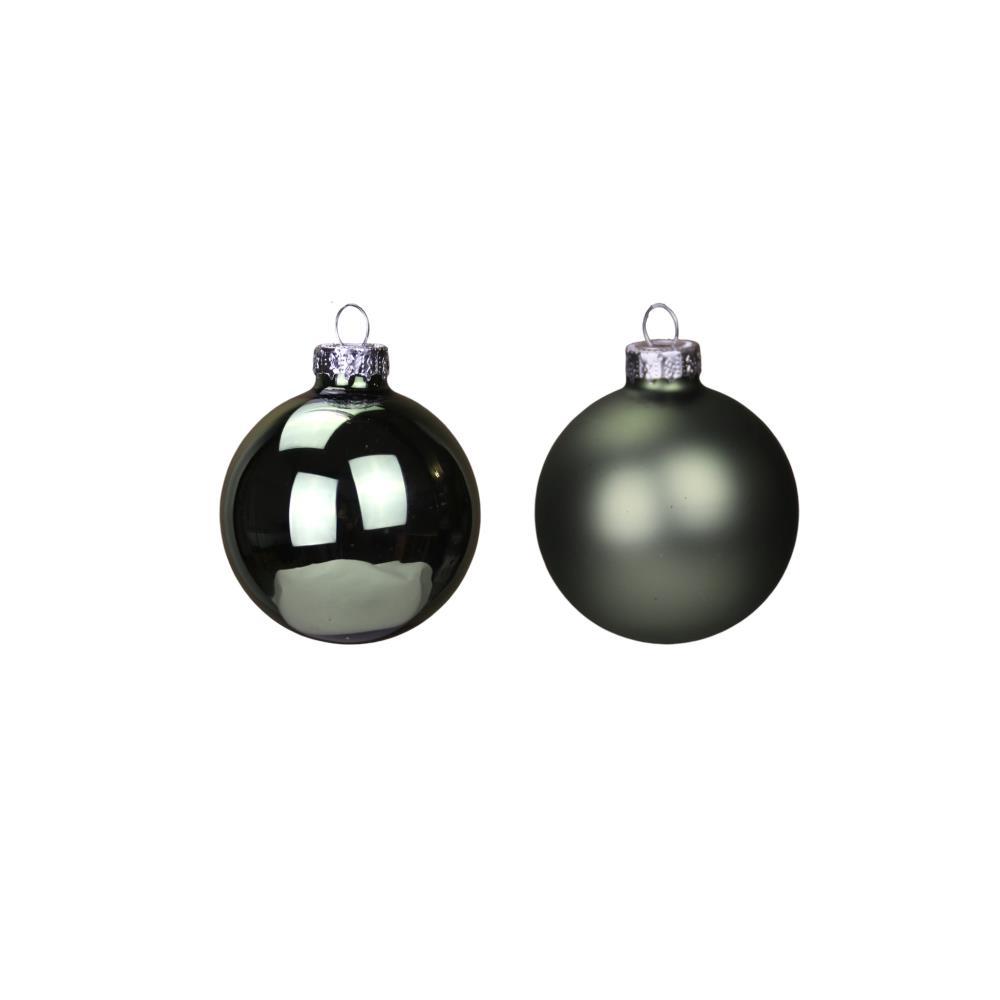 Bolas de Natal Verde 6cm Conjunto de 20 Unidades