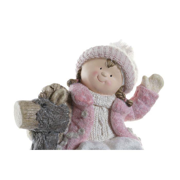 Figura de Natal Meninos no Cavalo 54cm