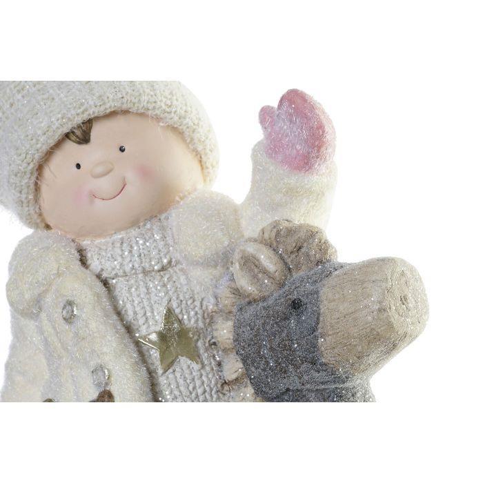 Figura de Natal Meninos no Cavalo 54cm