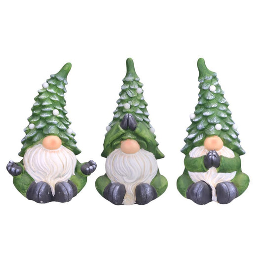 Figura de Natal Pai Natal Árvore Verde c/Led 40cm