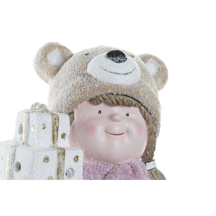 Figura de Natal Criança c/Presente 38cm