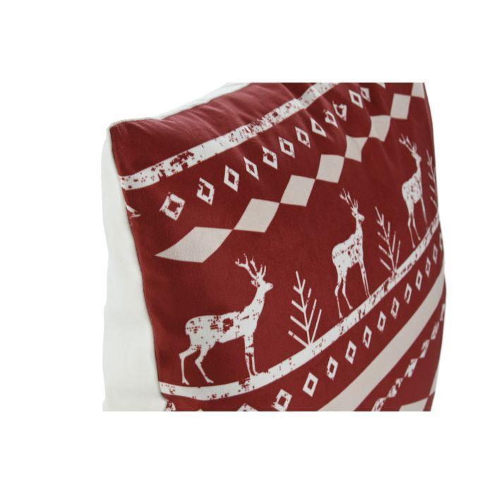Capa de Almofada de Natal Vermelha 45x45cm 1 Unidade