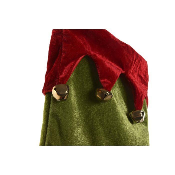 Meia de Natal Elfos Vermelho e Verde 1 Unidade