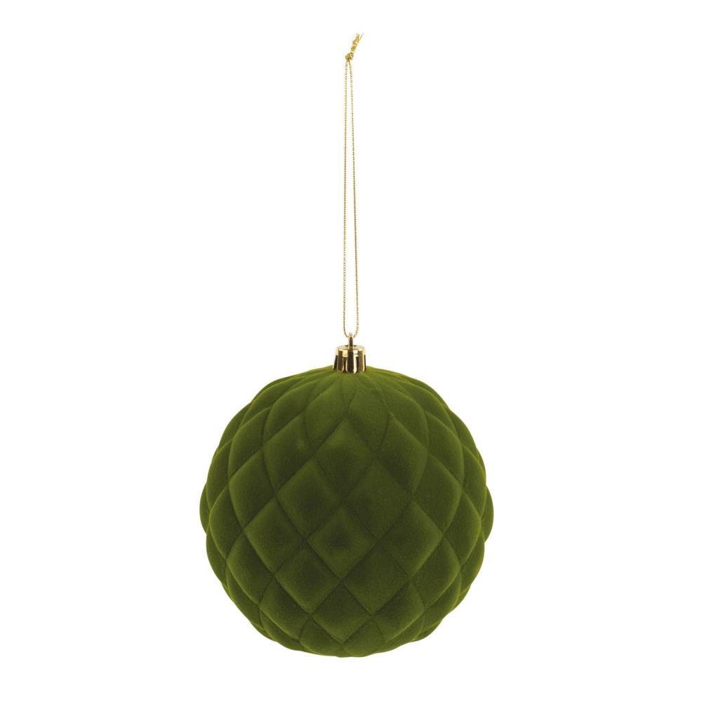 Bola de Natal Verde 10cm Conjunto de 6 Unidades