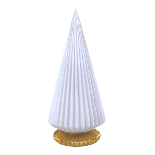 Figura Árvore de Natal Branca 27cm