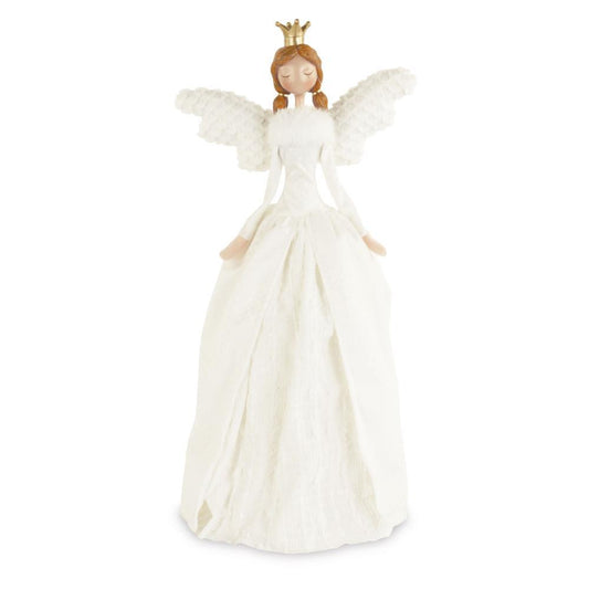Anjo de Natal Branco c/Led