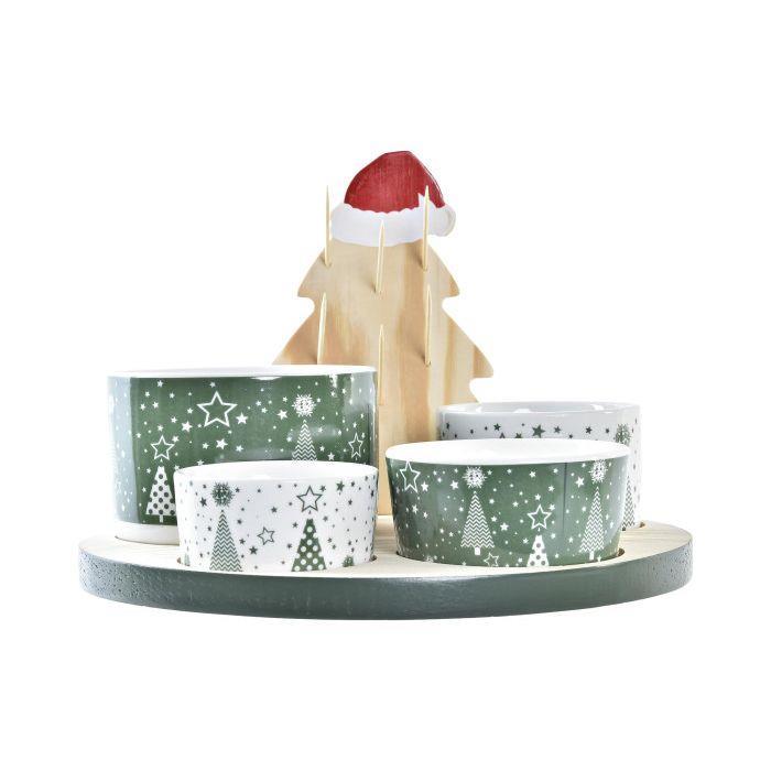 Conjunto para Aperitivos Árvore de Natal