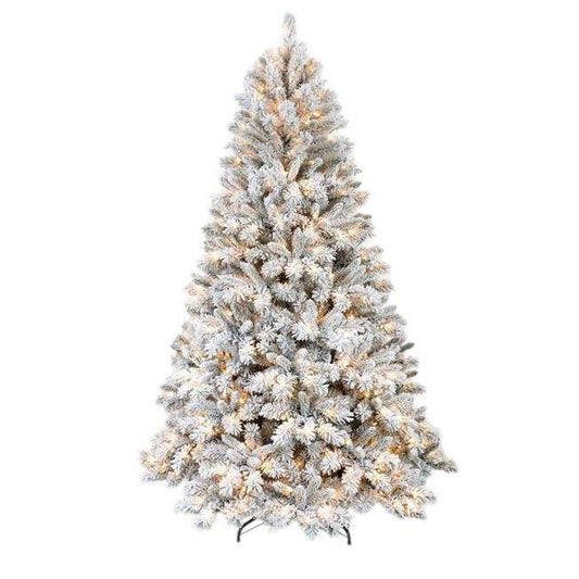 Árvore de Natal Branca Nevado c/Luz