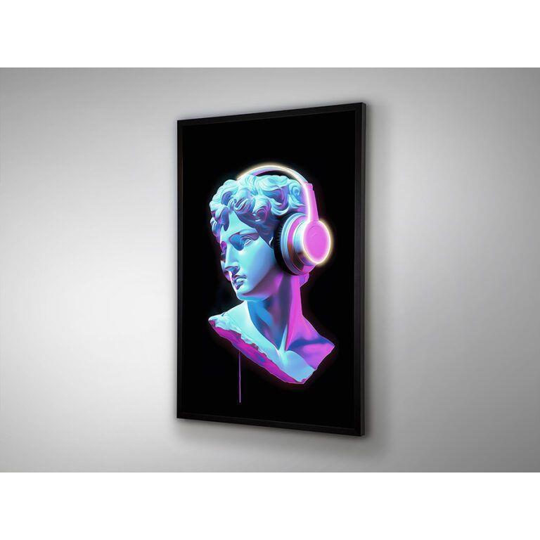 Quadro Busto c/ Luz Led 80x120cm