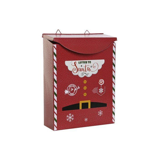Caixa de Correio de Natal Vermelho 31cm