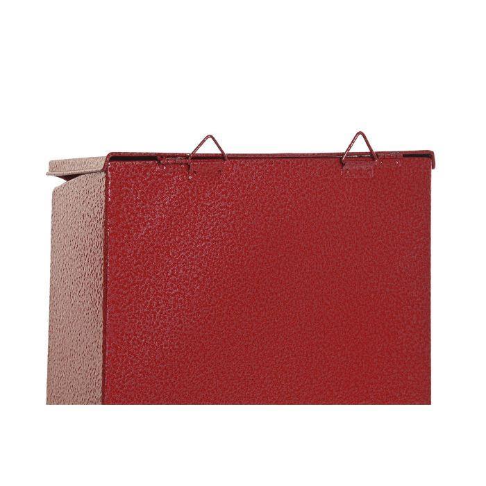 Caixa de Correio de Natal Vermelho 31cm