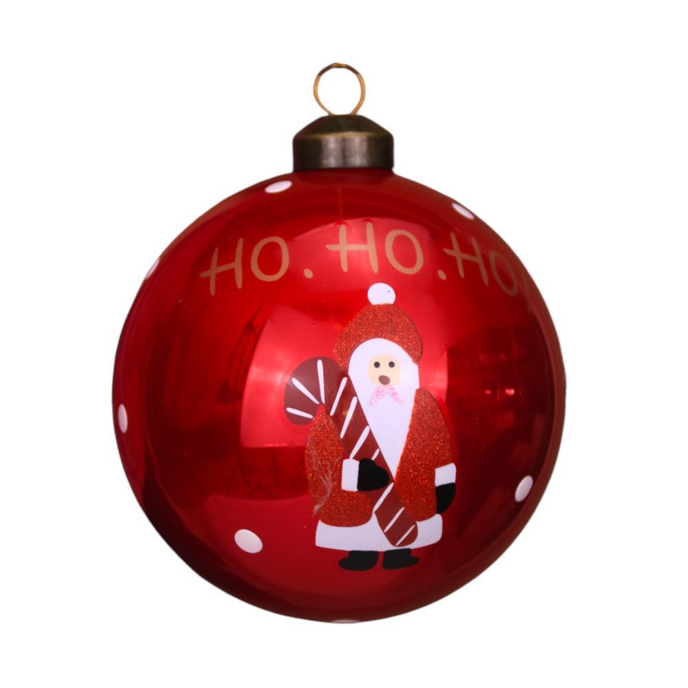 Bolas de Natal Vermelho 12cm Conjunto de 2 Unidades