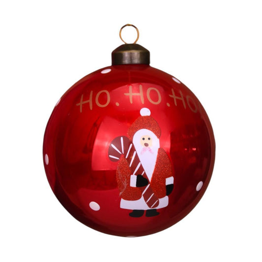 Bolas de Natal Vermelho 12cm Conjunto de 2 Unidades