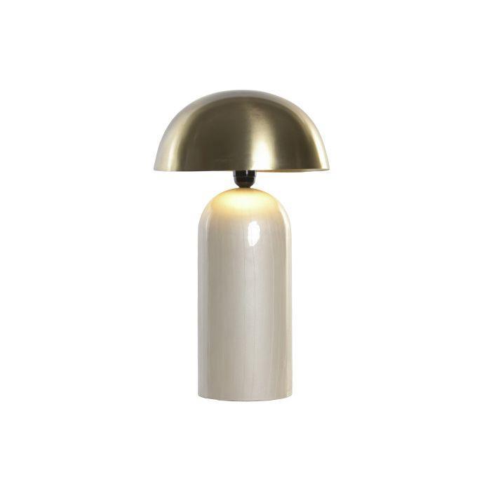 Candeeiro de Mesa Cogumelo Branco Pérola