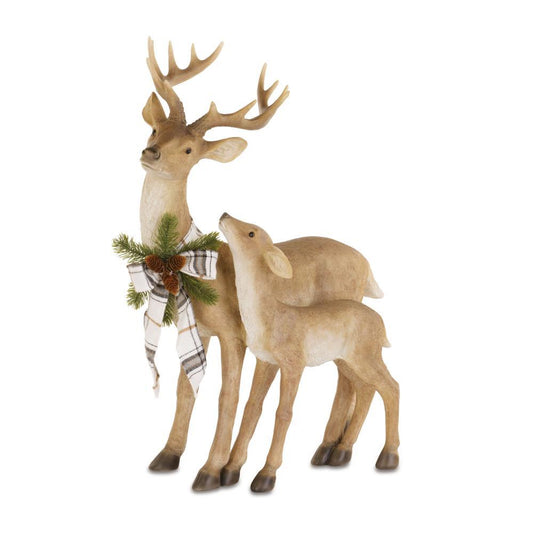 Conjunto de 2 Renas de Natal