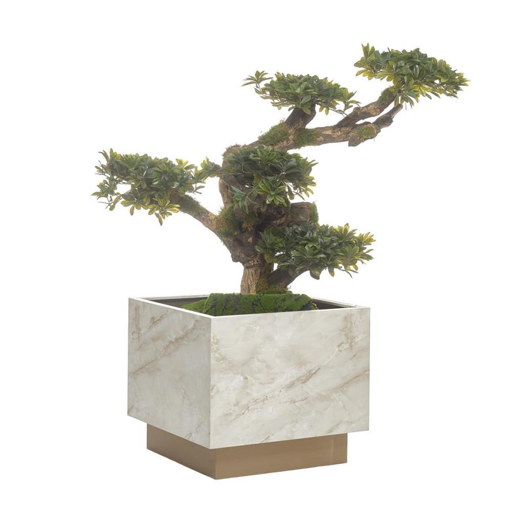 Vaso Cubo Onyx Gold