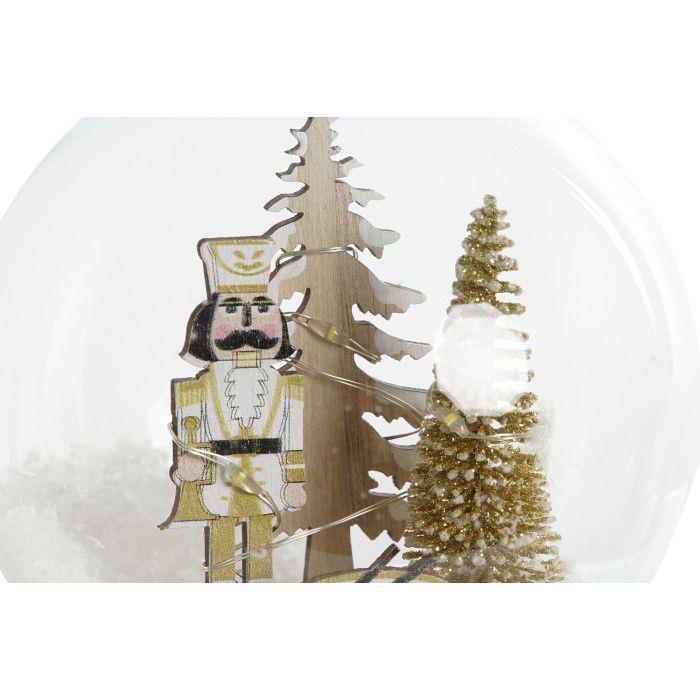 Bola de Neve c/Led 11.5cm 1 Unidade