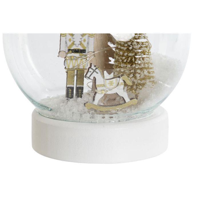 Bola de Neve c/Led 11.5cm 1 Unidade