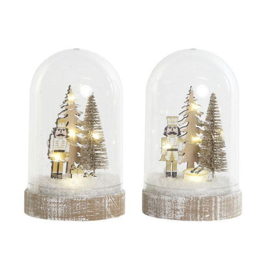 Bola de Neve c/Led 15cm 1 Unidade