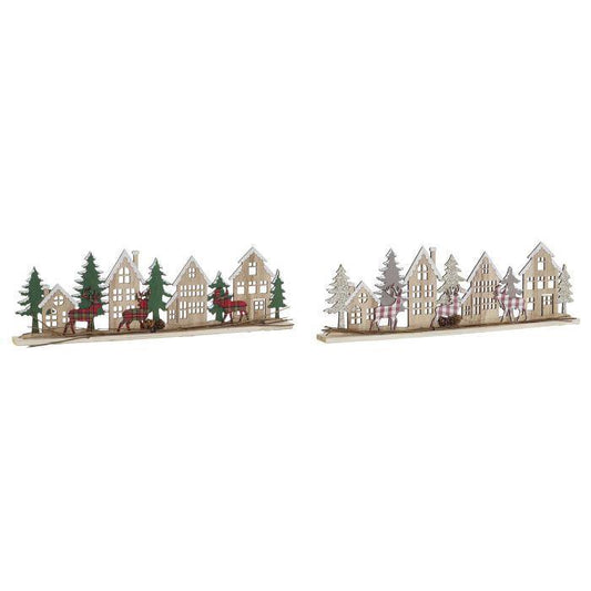 Decoração de Natal Casas 14cm 1 Unidade