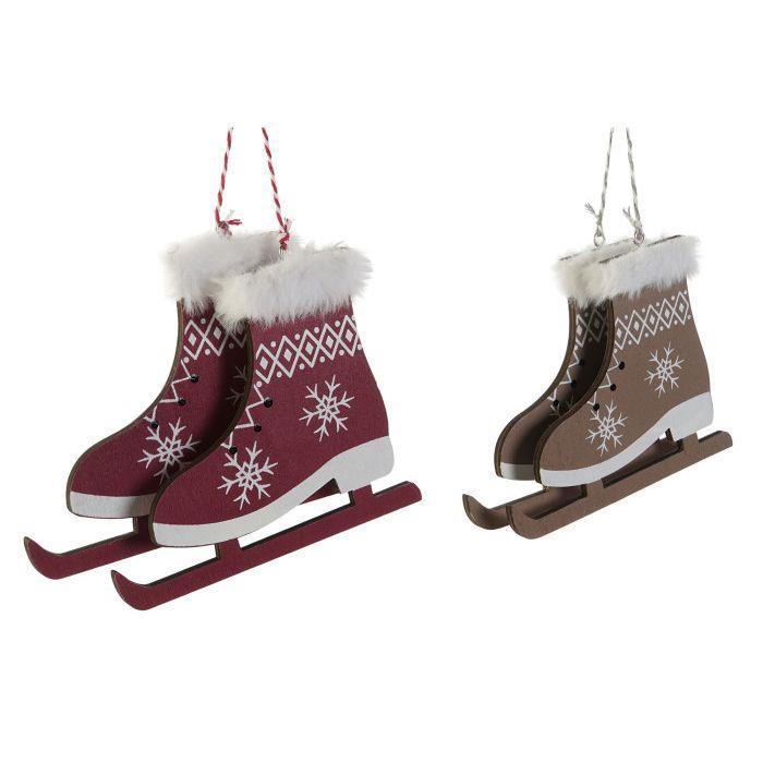 Enfeite de Natal Patins 12cm 1 Unidade