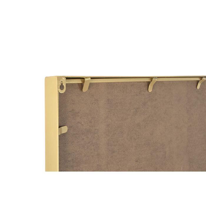 Espelho Retangular Dourado