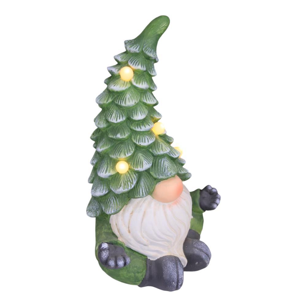 Figura de Natal Pai Natal Árvore Verde c/Led 40cm
