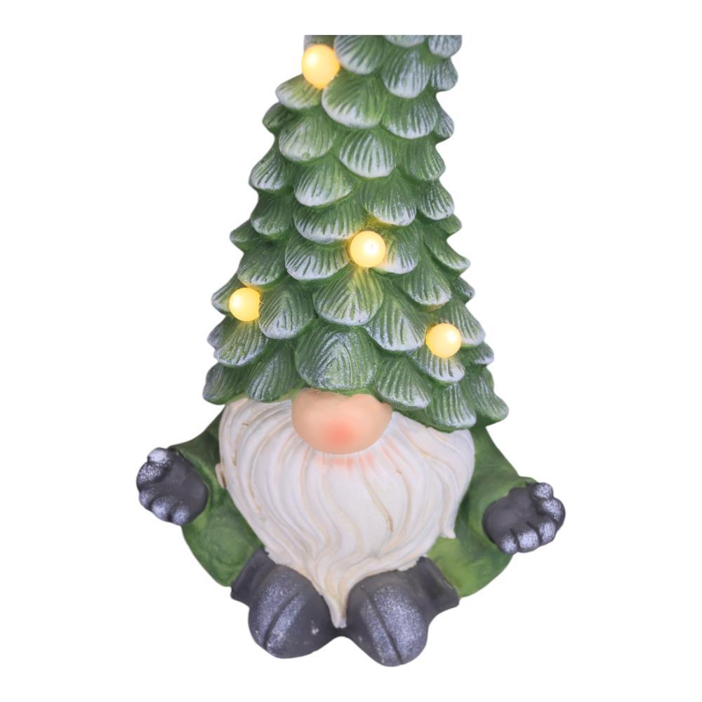 Figura de Natal Pai Natal Árvore Verde c/Led 40cm