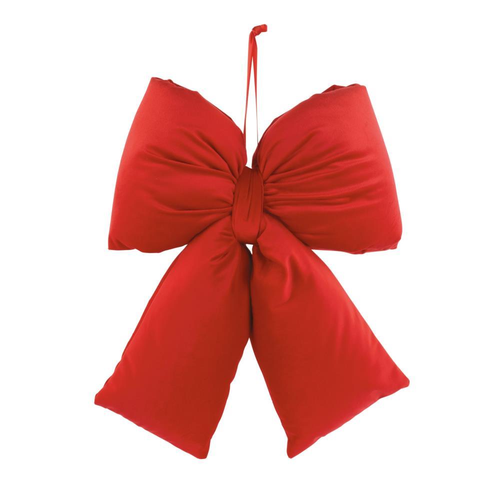 Enfeite de Natal Laço Vermelho Grande 1 Unidade