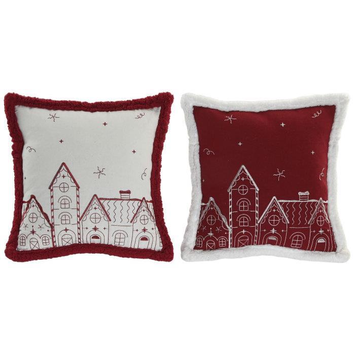 Almofada de Natal Vermelha e Branca