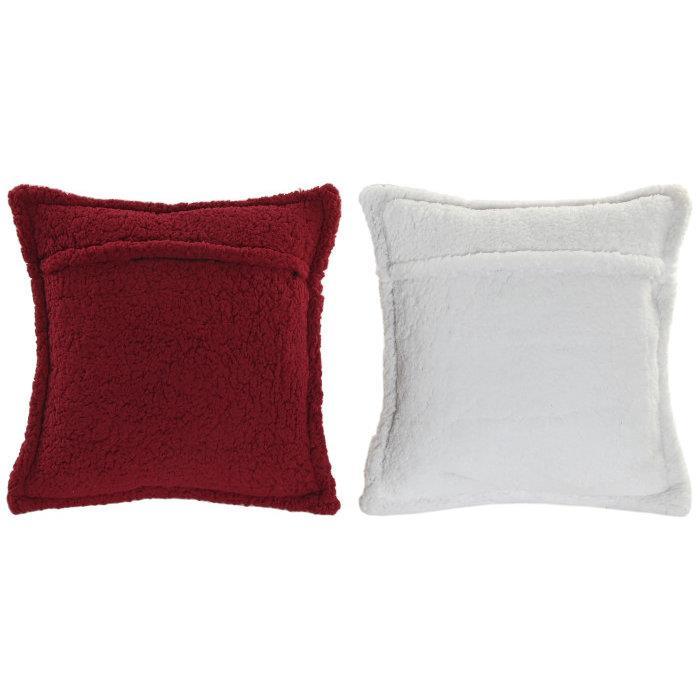 Almofada de Natal Vermelha e Branca