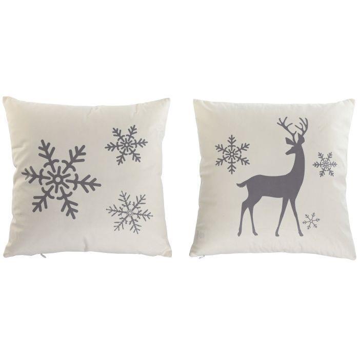 Capa de Almofada de Natal Branco 45x45cm 1 Unidade
