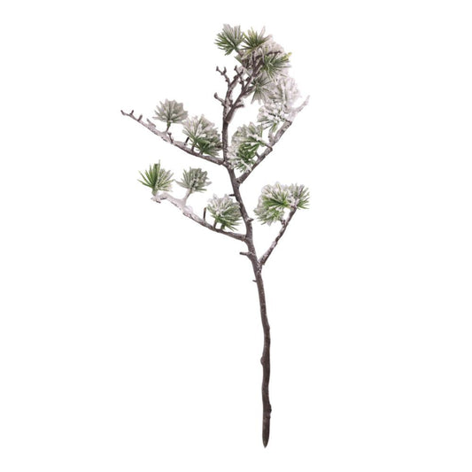 Grinalda Verde c/Neve 50cm