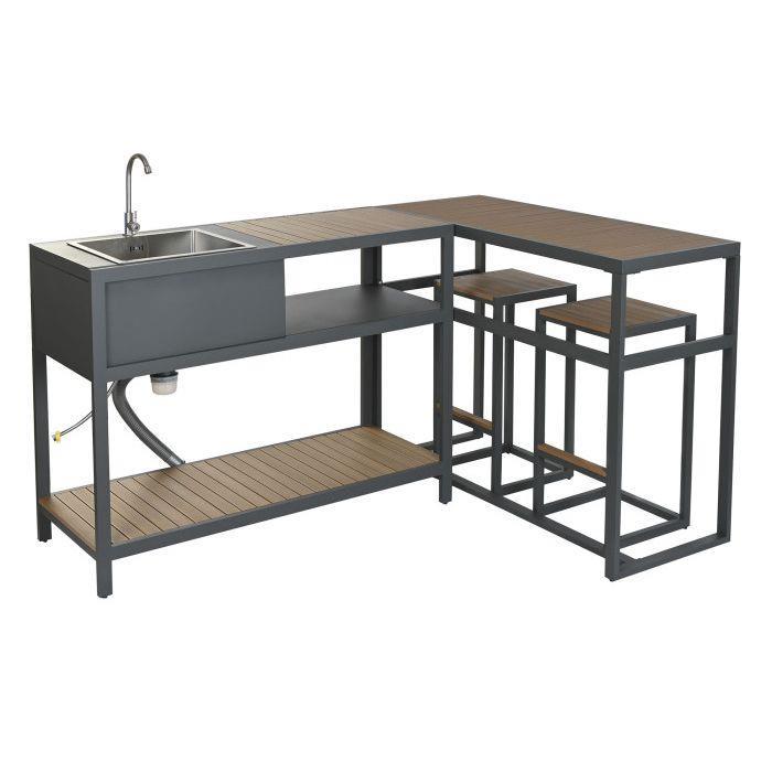 Conjunto de Cozinha Exterior
