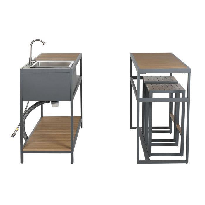 Conjunto de Cozinha Exterior