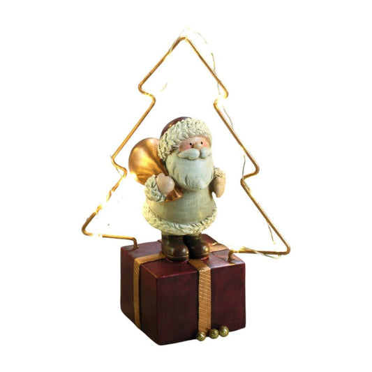 Pai Natal c/Led 16cm
