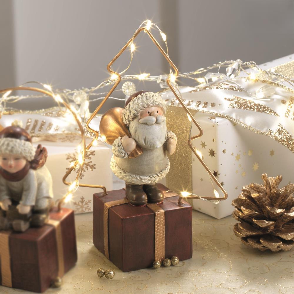 Pai Natal c/Led 16cm