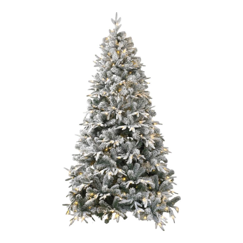 Árvore de Natal Verde e Branca c/Led